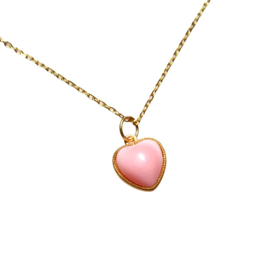 Natural Australia Pink Queen Conch Shell Necklace