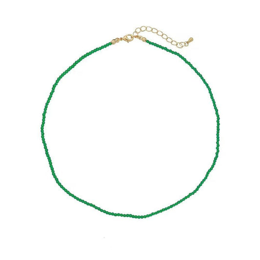 Natural Peridot Beaded Necklace