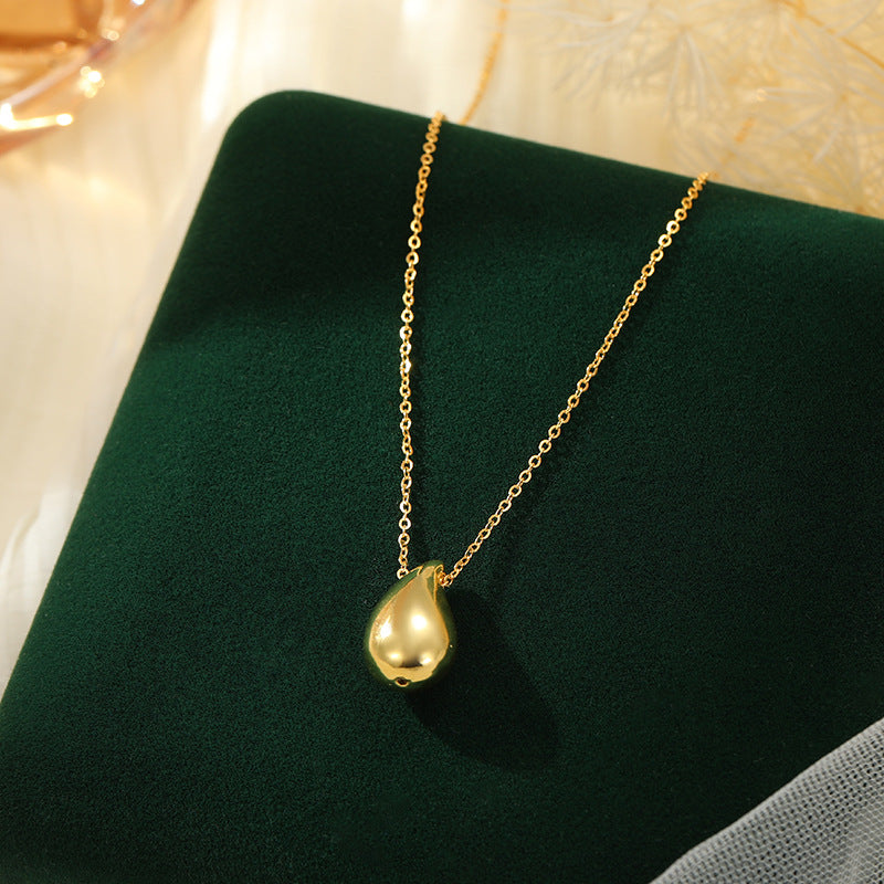 Golden Dew Pendant Necklac