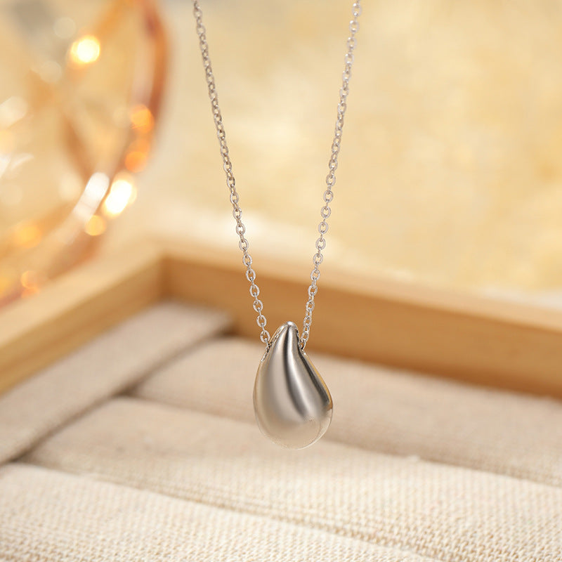 Golden Dew Pendant Necklac
