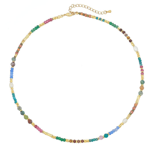 Multi-colored Beaded Necklace