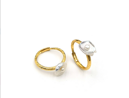 Baroque Pearls Wrap Ring